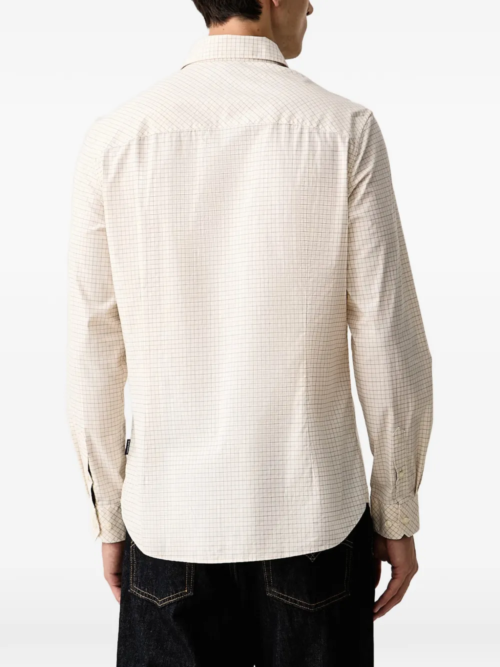 Barbour Geruit overhemd Beige