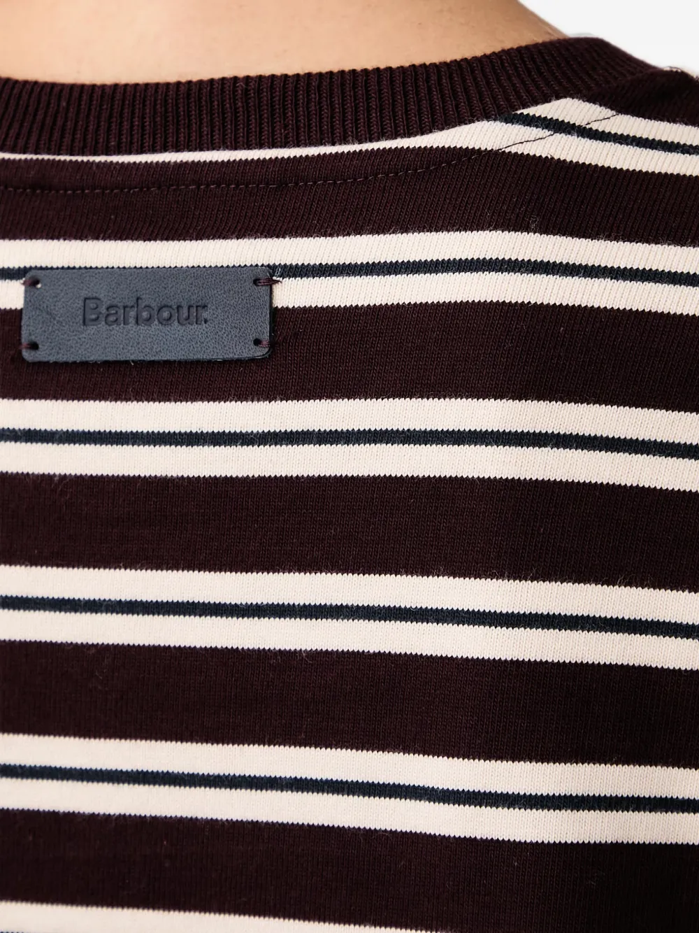Barbour horizontal-stripe long-sleeve T-shirt Bruin