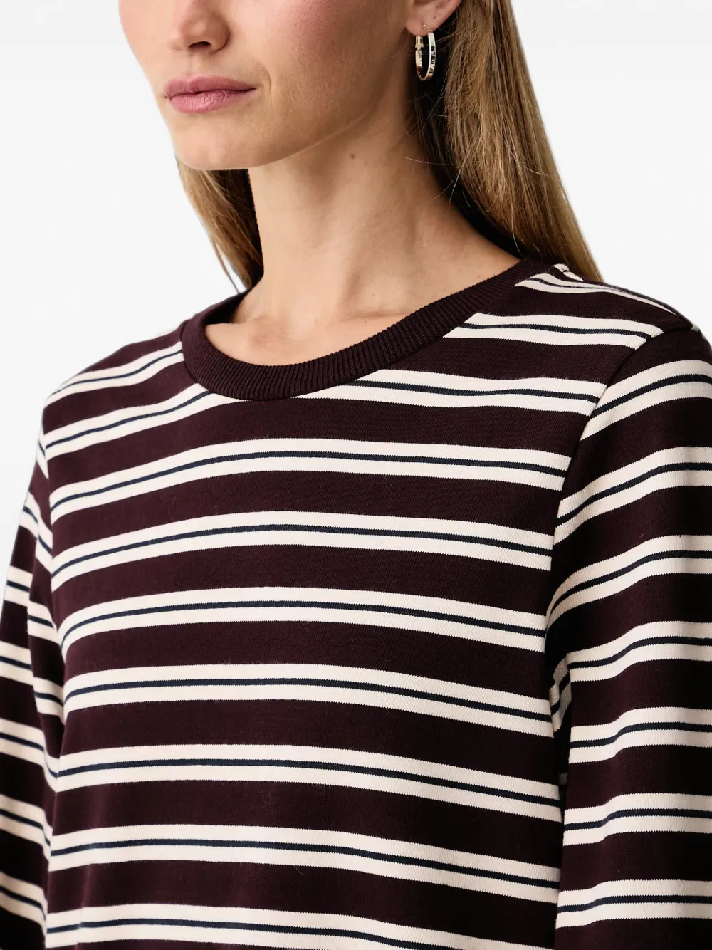 Barbour horizontal-stripe long-sleeve T-shirt Bruin