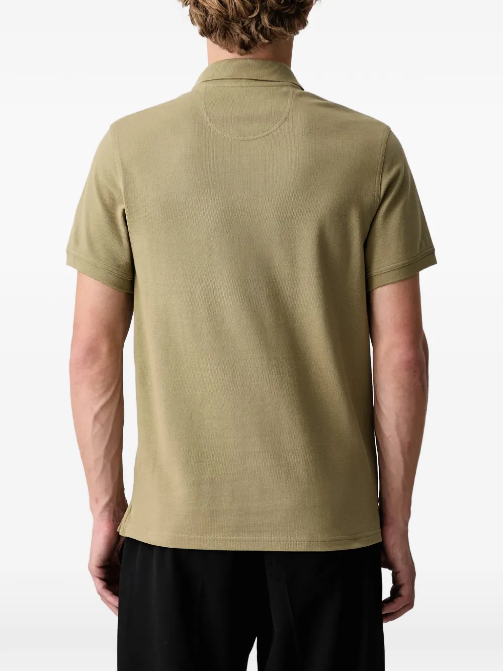 Barbour Poloshirt met logopatch Groen