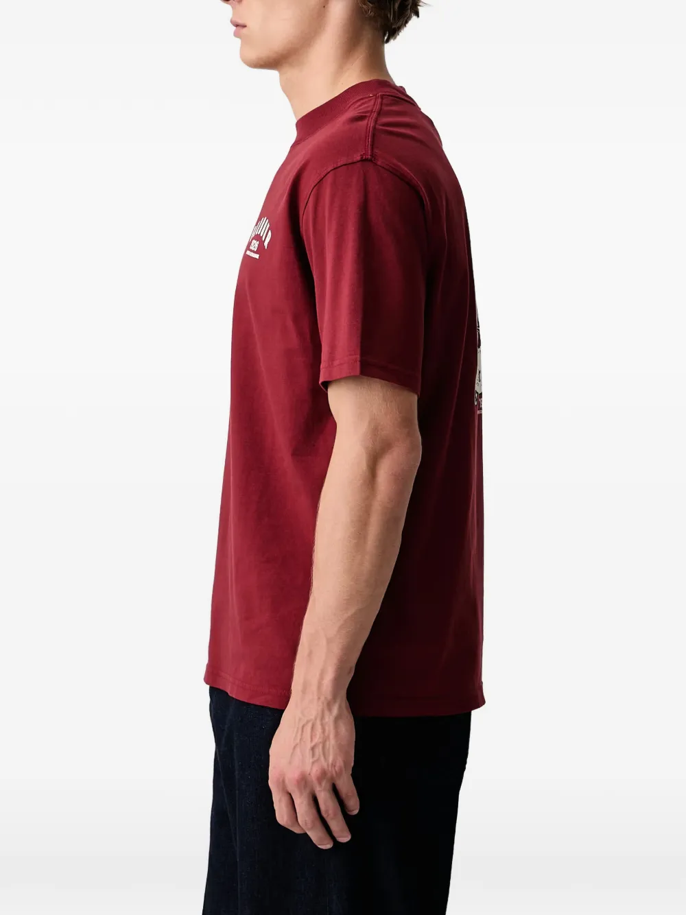 Barbour T-shirt met grafische print Rood