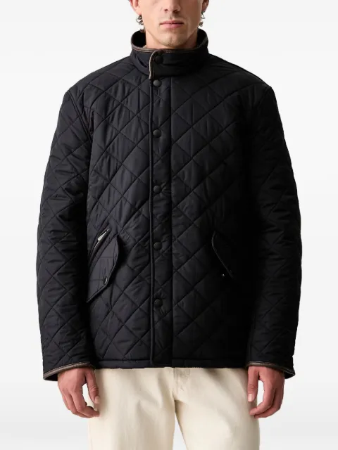 Barbour quilted high-neck jacket