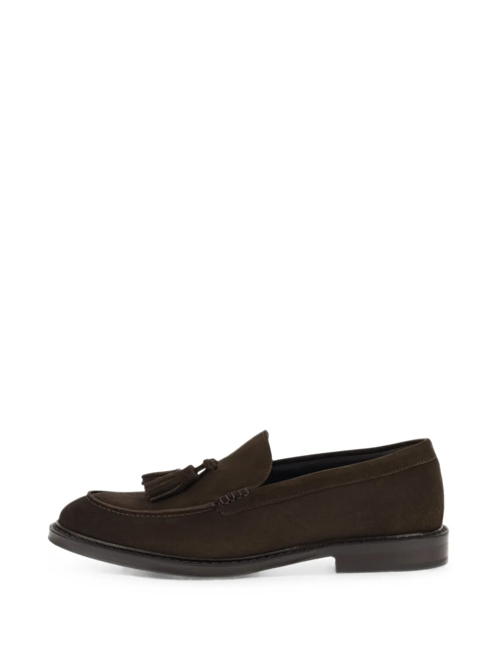 Boggi Milano loafers in suede leather - Marrone