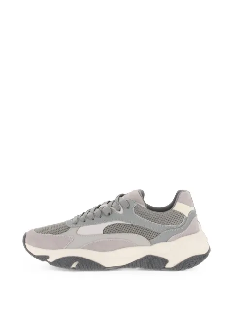 Boggi Milano Storm trainers in leather and technical fabric