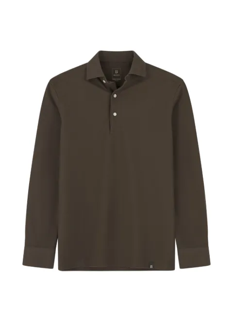 Boggi Milano Sakura polo in Japanese jersey