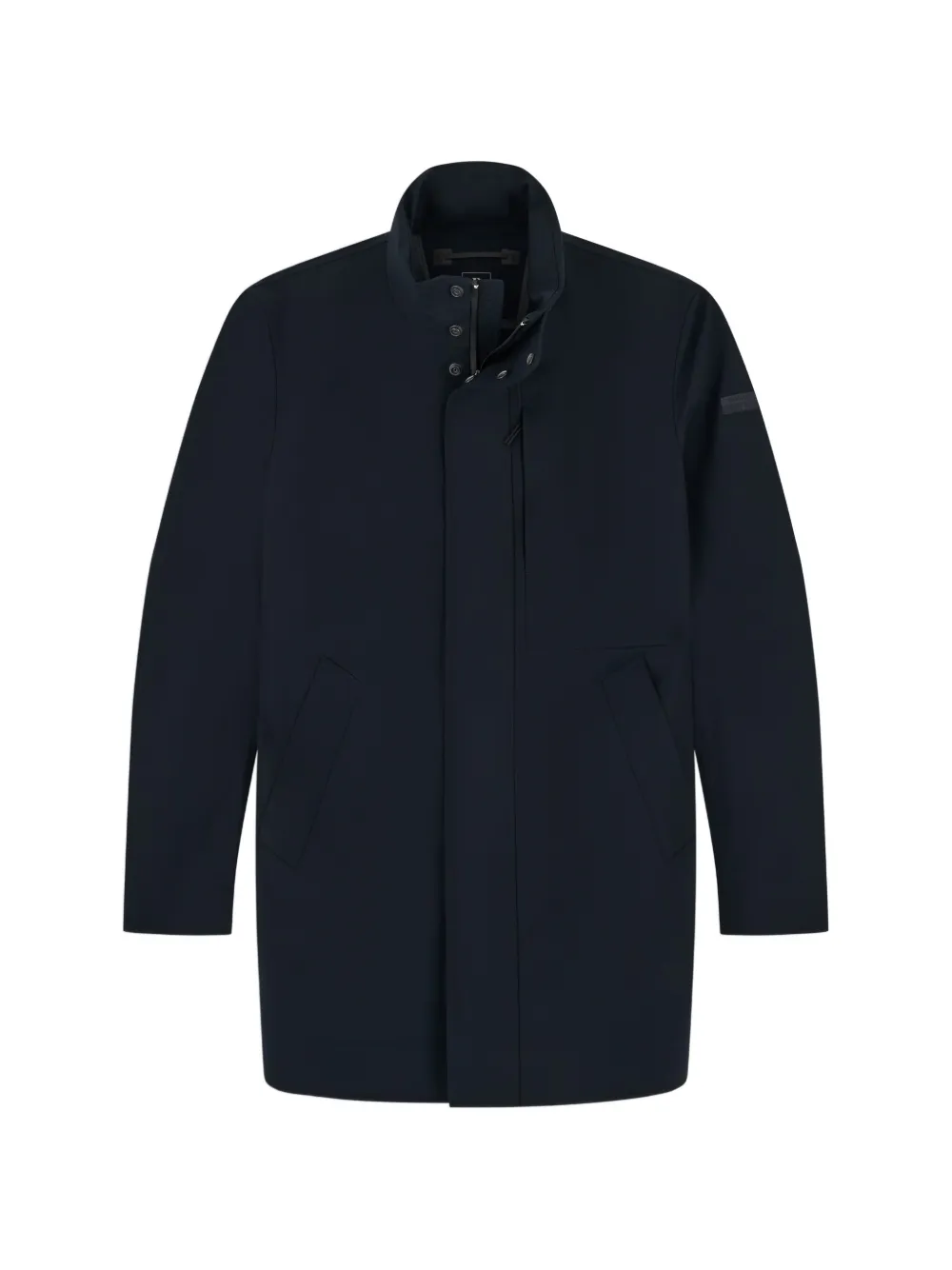 Boggi Milano car coat in technical fabric B Tech