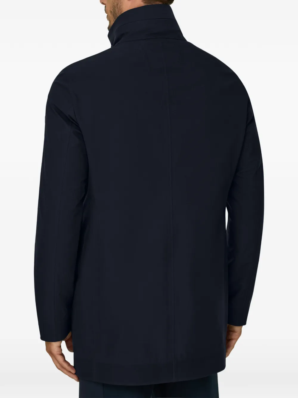Boggi Milano B tech jas van technische stof Blauw