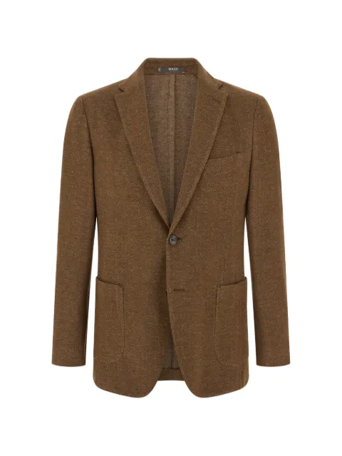 Boggi Milano blazer herringbone cotton blend B Jersey