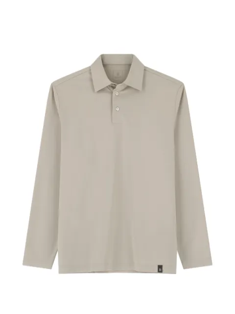 Boggi Milano polo in cotton and silk jersey