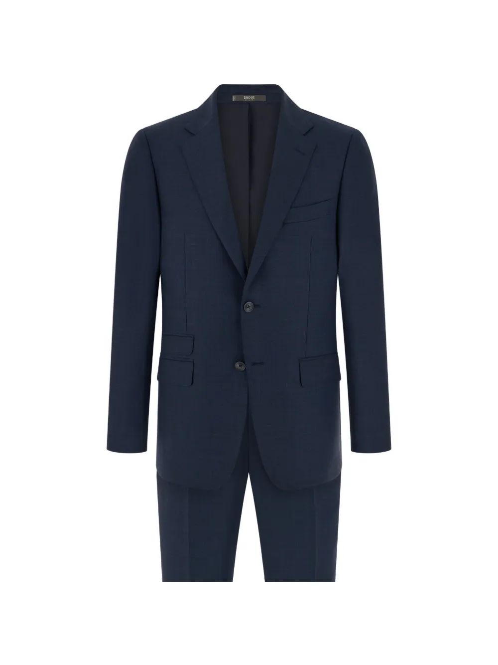 Boggi Milano suit in Prince of Wales check wool - Blu