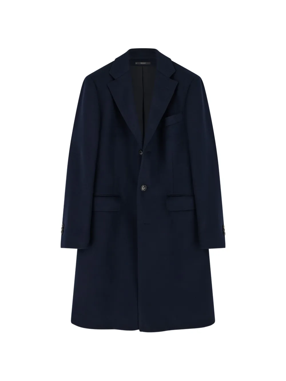 Boggi Milano single-breasted wool coat - Blu