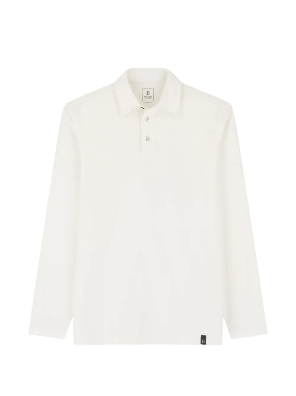 Boggi Milano polo in cotton and silk jersey