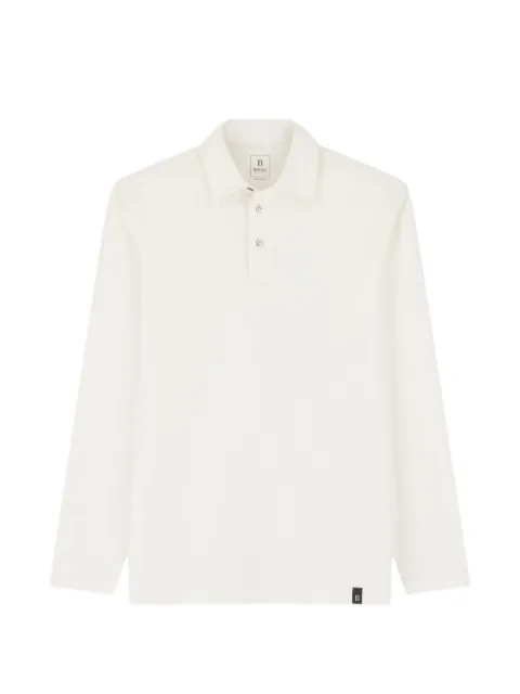 Boggi Milano polo in cotton and silk jersey