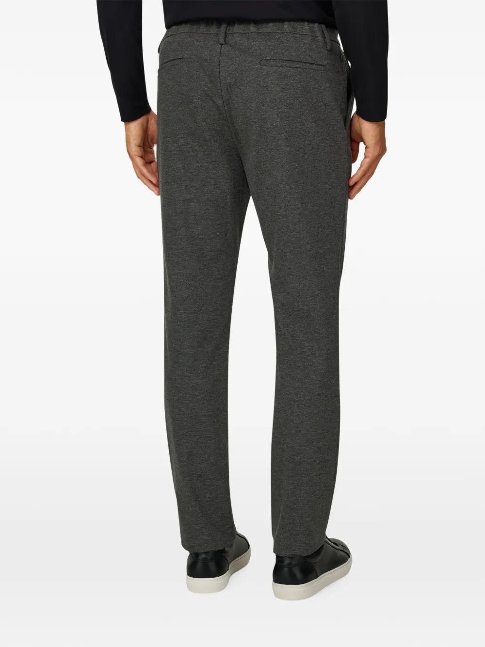 Boggi Milano Broek van technisch jersey Grijs