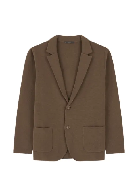 Boggi Milano knitted jacket in extrafine merino wool