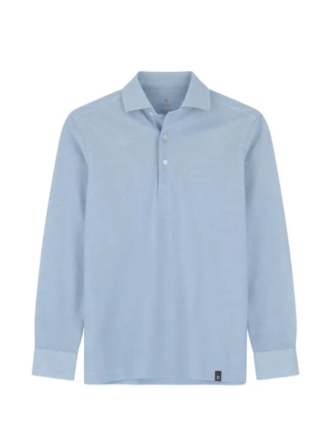 Boggi Milano Sakura polo in Japanese jersey