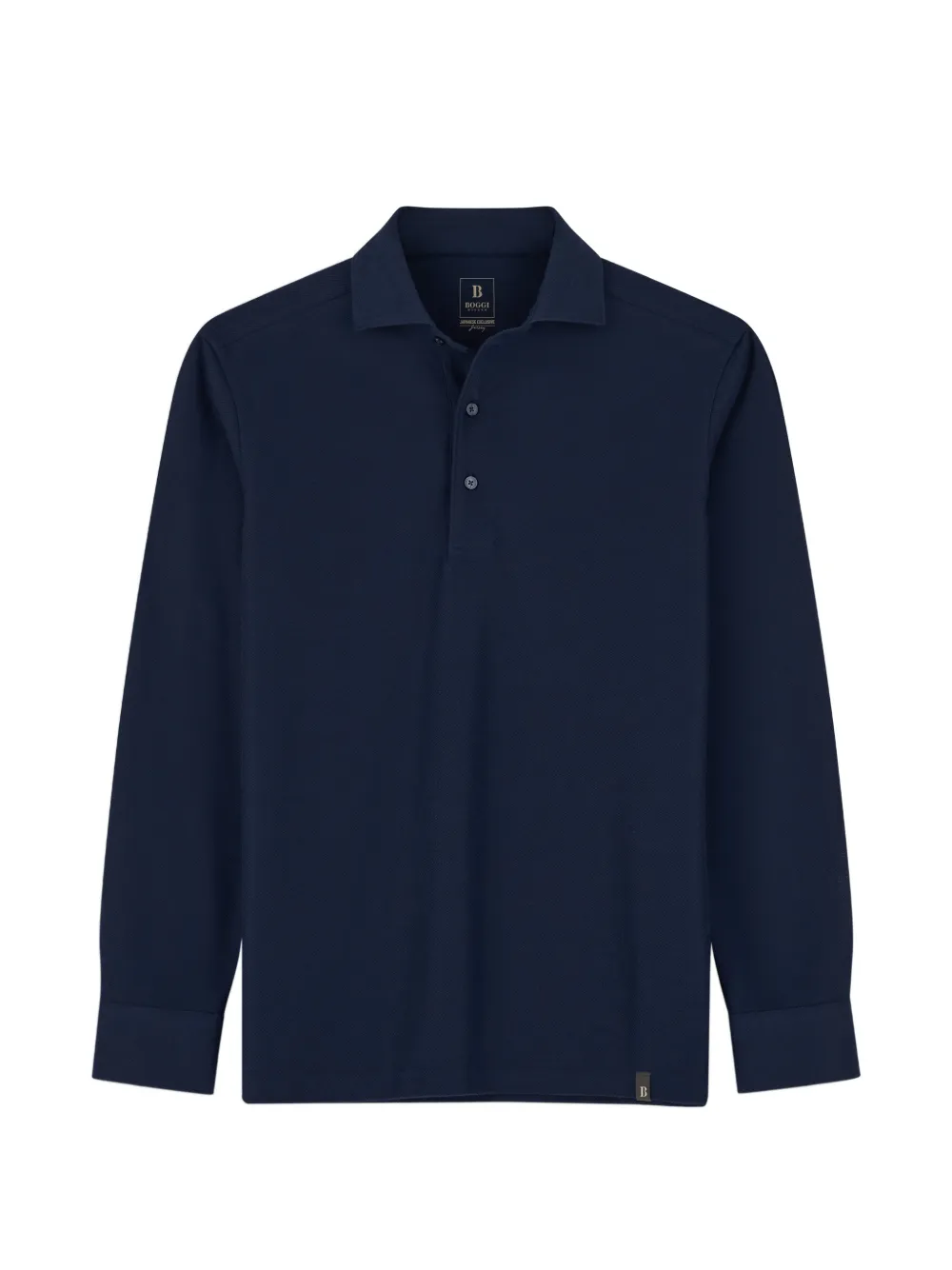 Boggi Milano Sakura polo in Japanese jersey