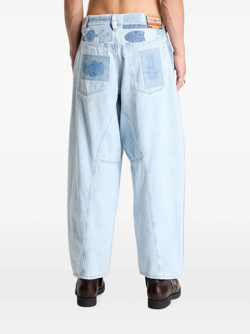 Diesel 1997 D-Enim-M ruimvallende jeans Blauw