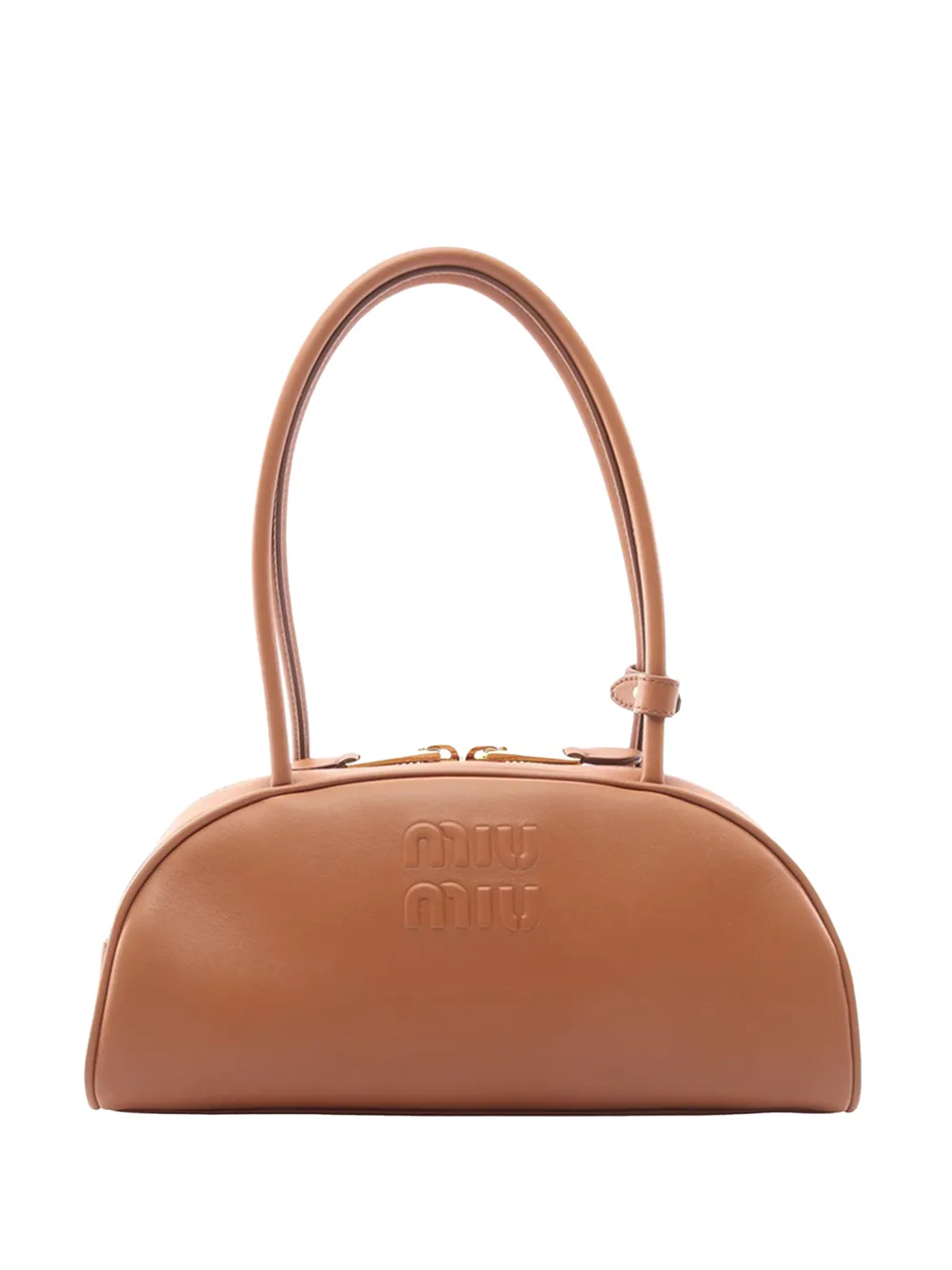 Miu Miu Pre-Owned sac à main Bauletto en cuir (2010-2026) - Marron Miu Miu Pre-Owned sac à main Bauletto en cuir (2010-2026) - Marron