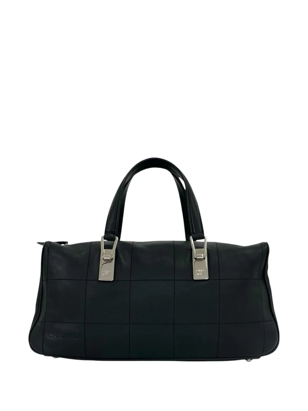 CHANEL Pre-Owned 2002-2003 CC Square Quilted Lambskin handbag - Nero