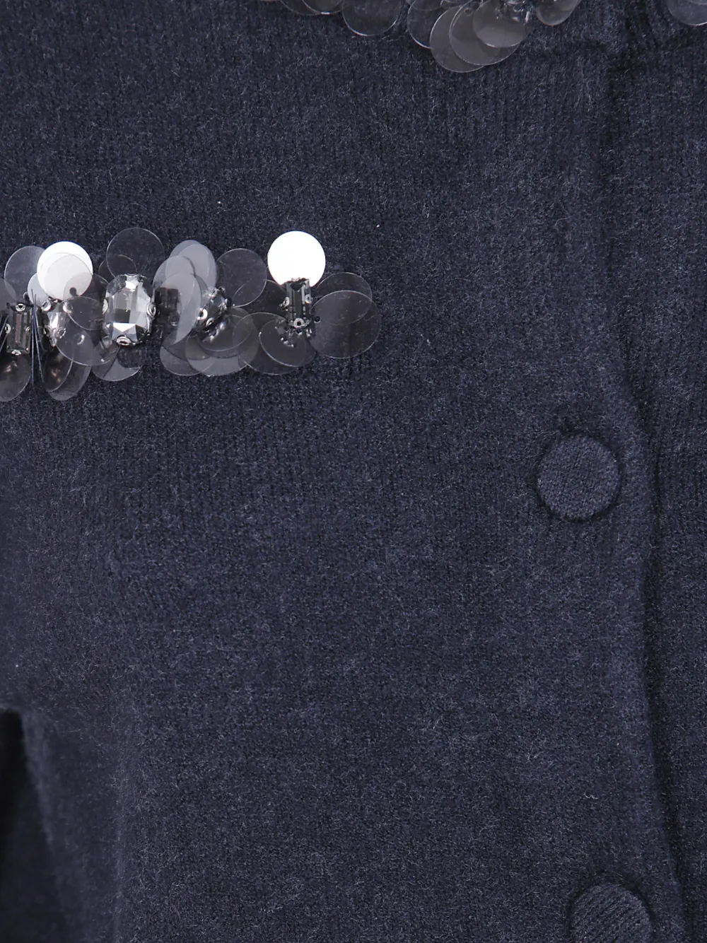 Seventy Vest met pailletten Zwart