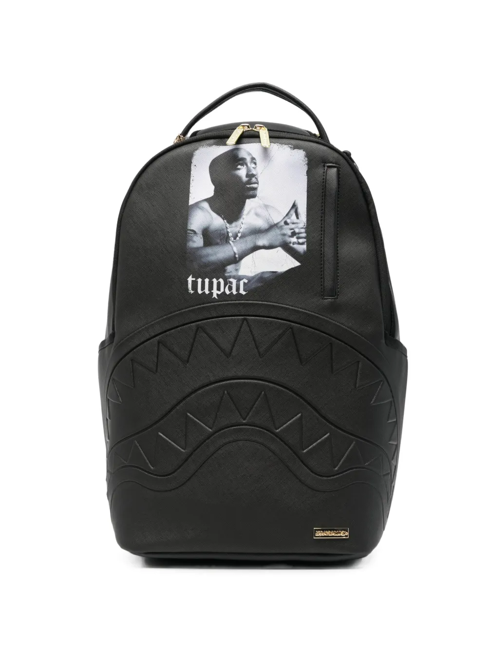 Sprayground Tupac-print Shark Mouth backpack