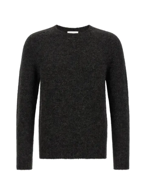 OLIVER LATTUGHI brushed-effect crew-neck sweater