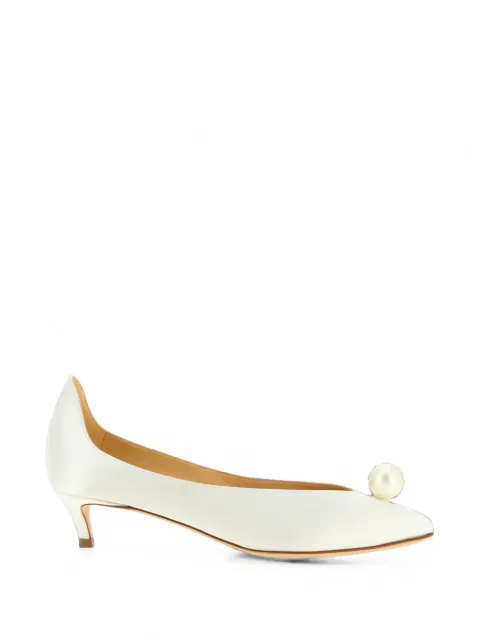 Magda Butrym satin-finish heeled pumps