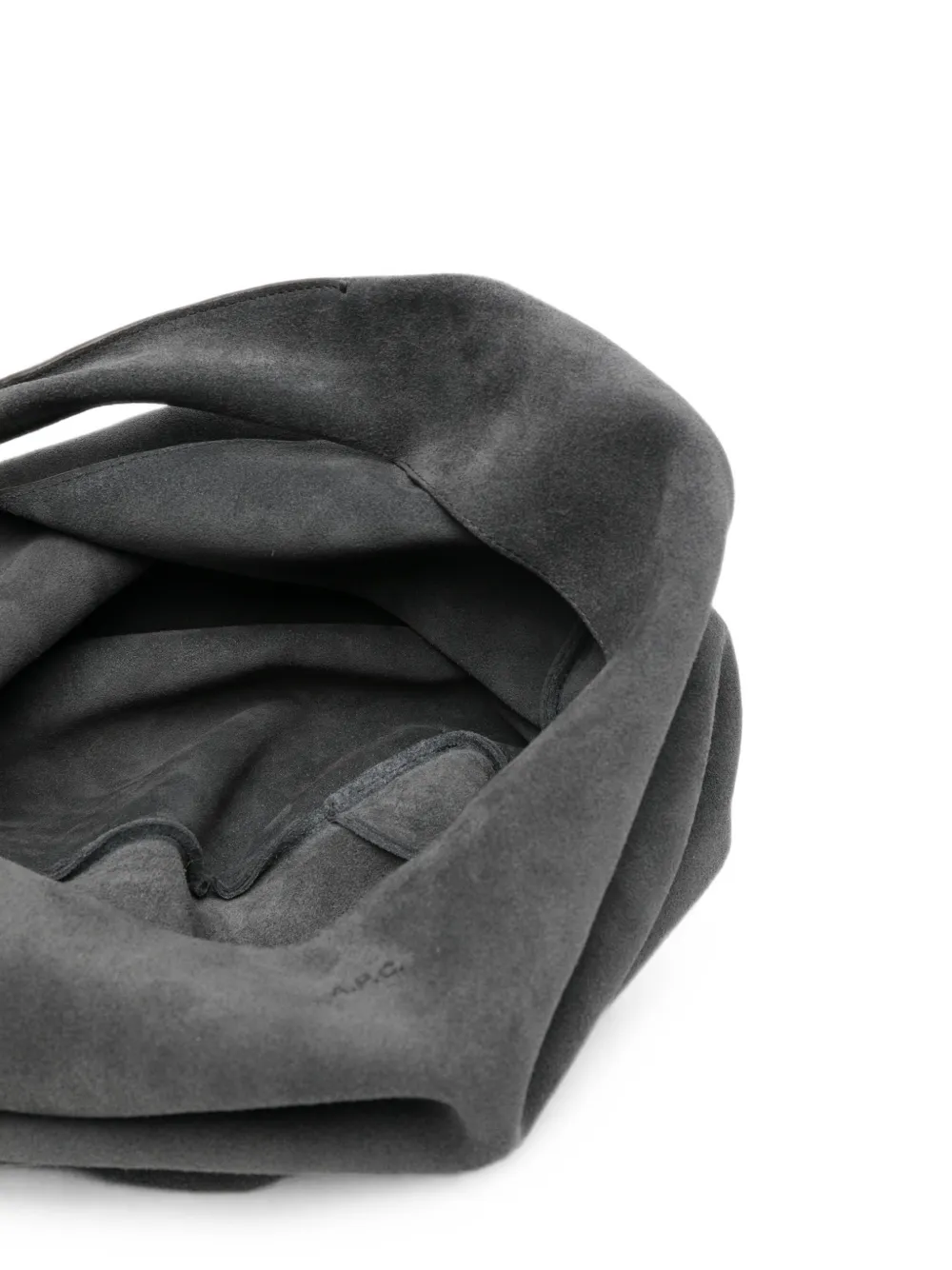 A.P.C. Le Neige leren schoudertas Grijs