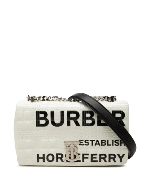 Burberry Pre-Owned bolsa crossbody Lola pequeña de lona revestida capitonada 2018-2023