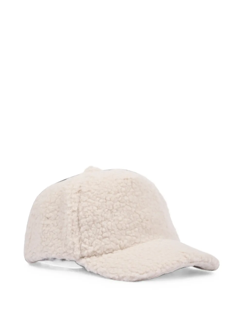 Molo Skill honkbalpet met fleece textuur Beige