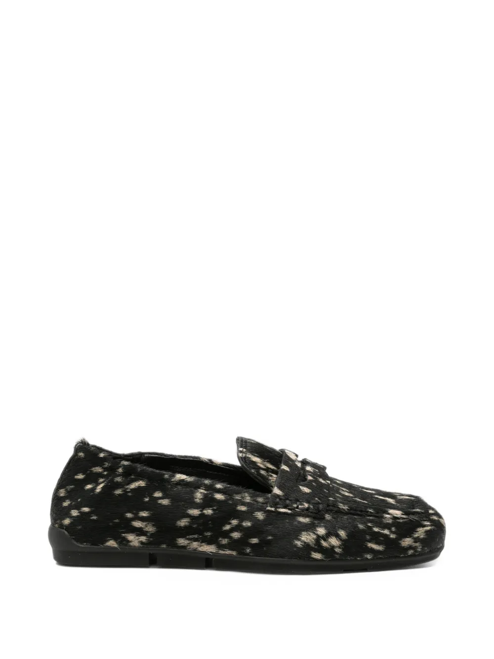 Ash animal-print loafers - Nero