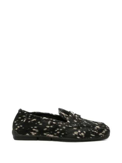 Ash animal-print loafers