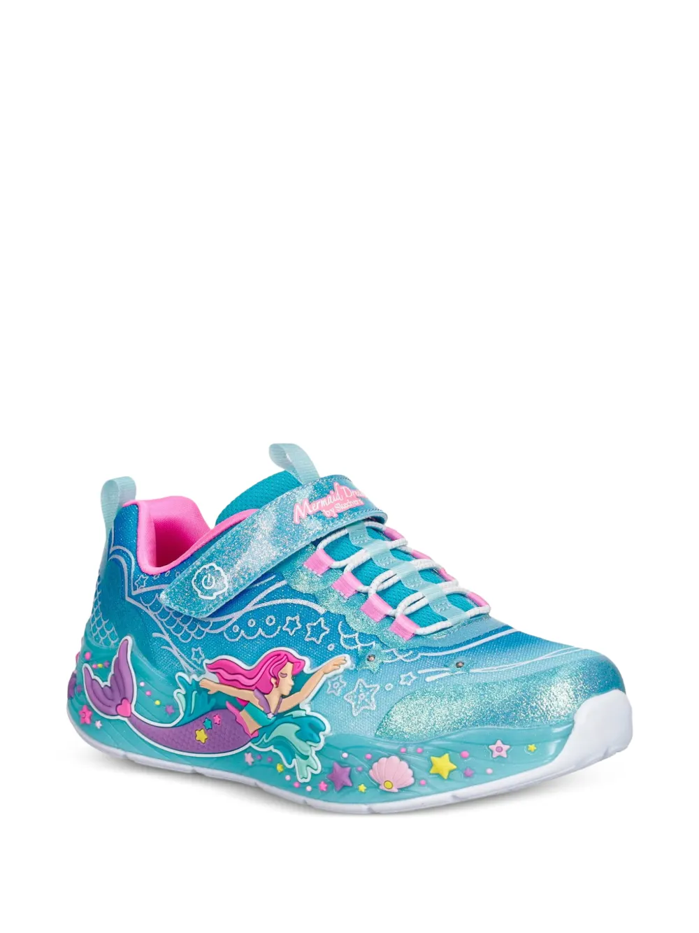 Skechers S-Lights: Mermaid Dreams glitter sneakers - Blu