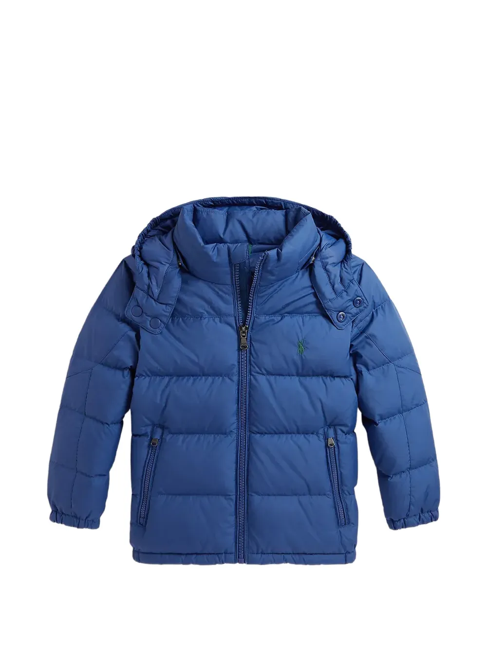 POLO RALPH LAUREN KIDS The Gorham donsjack met capuchon Blauw