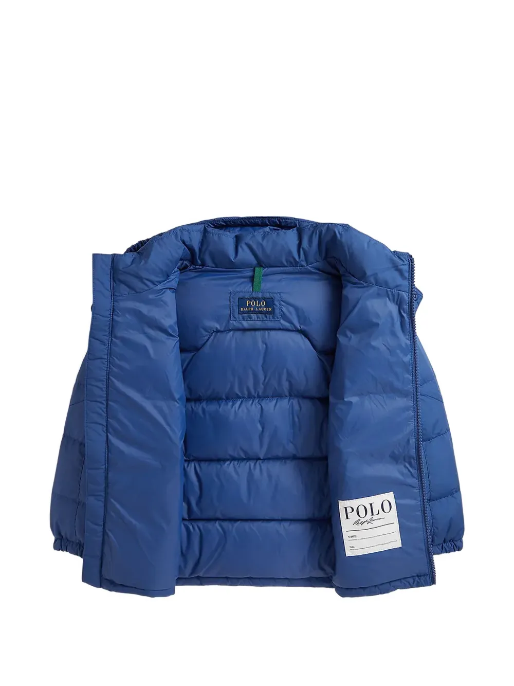 POLO RALPH LAUREN KIDS The Gorham donsjack met capuchon Blauw
