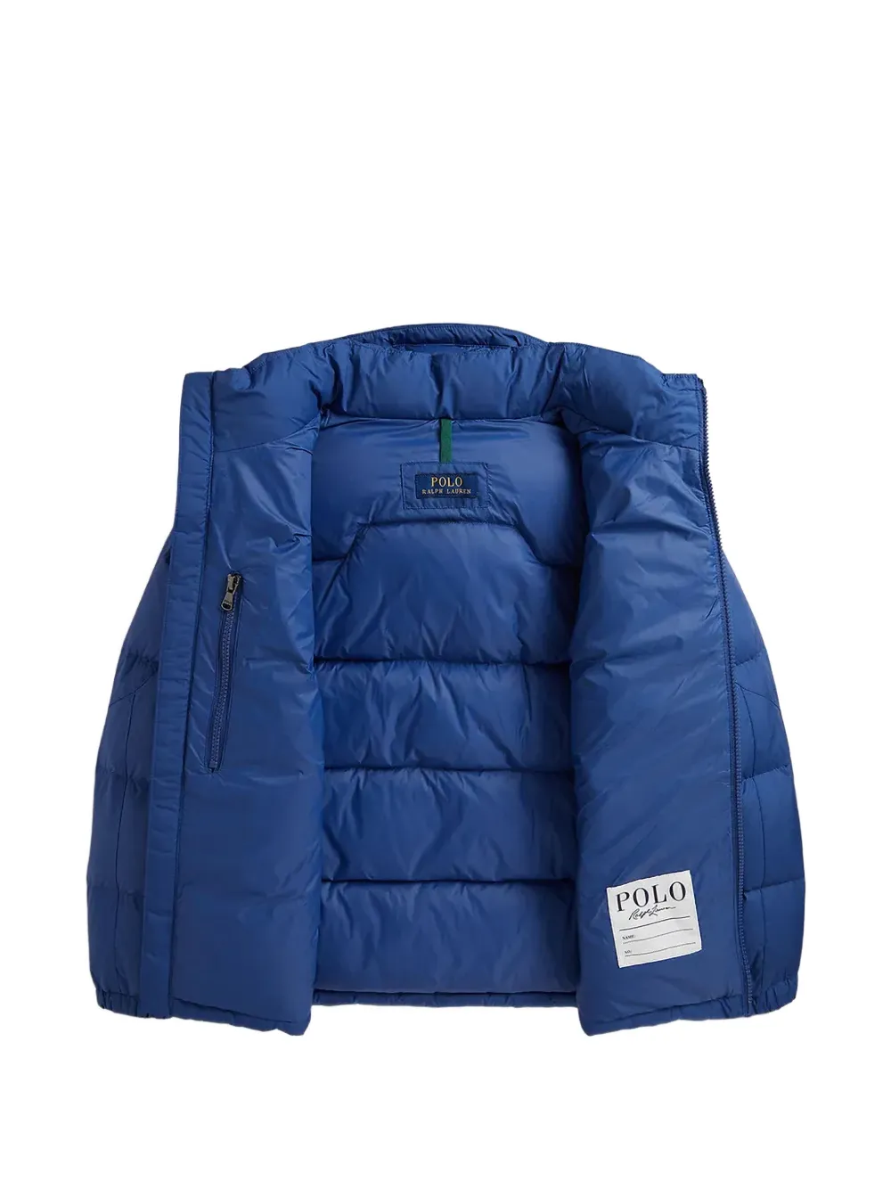 POLO RALPH LAUREN KIDS The Gorham donsjack met capuchon Blauw