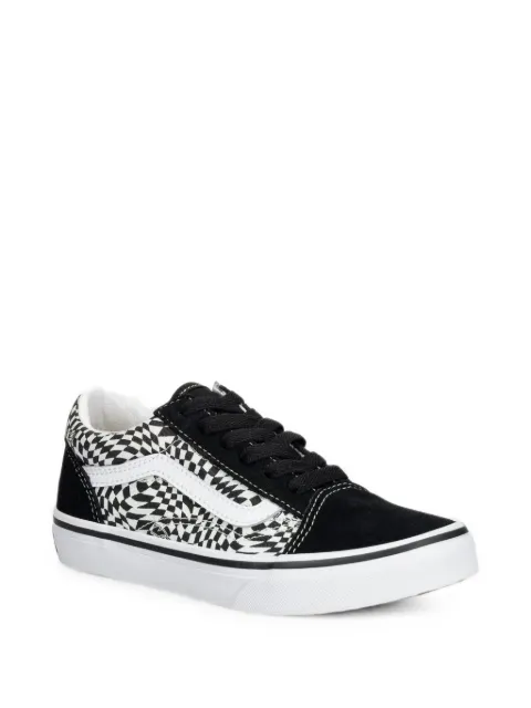 Vans Kids Old Skool checkered sneakers