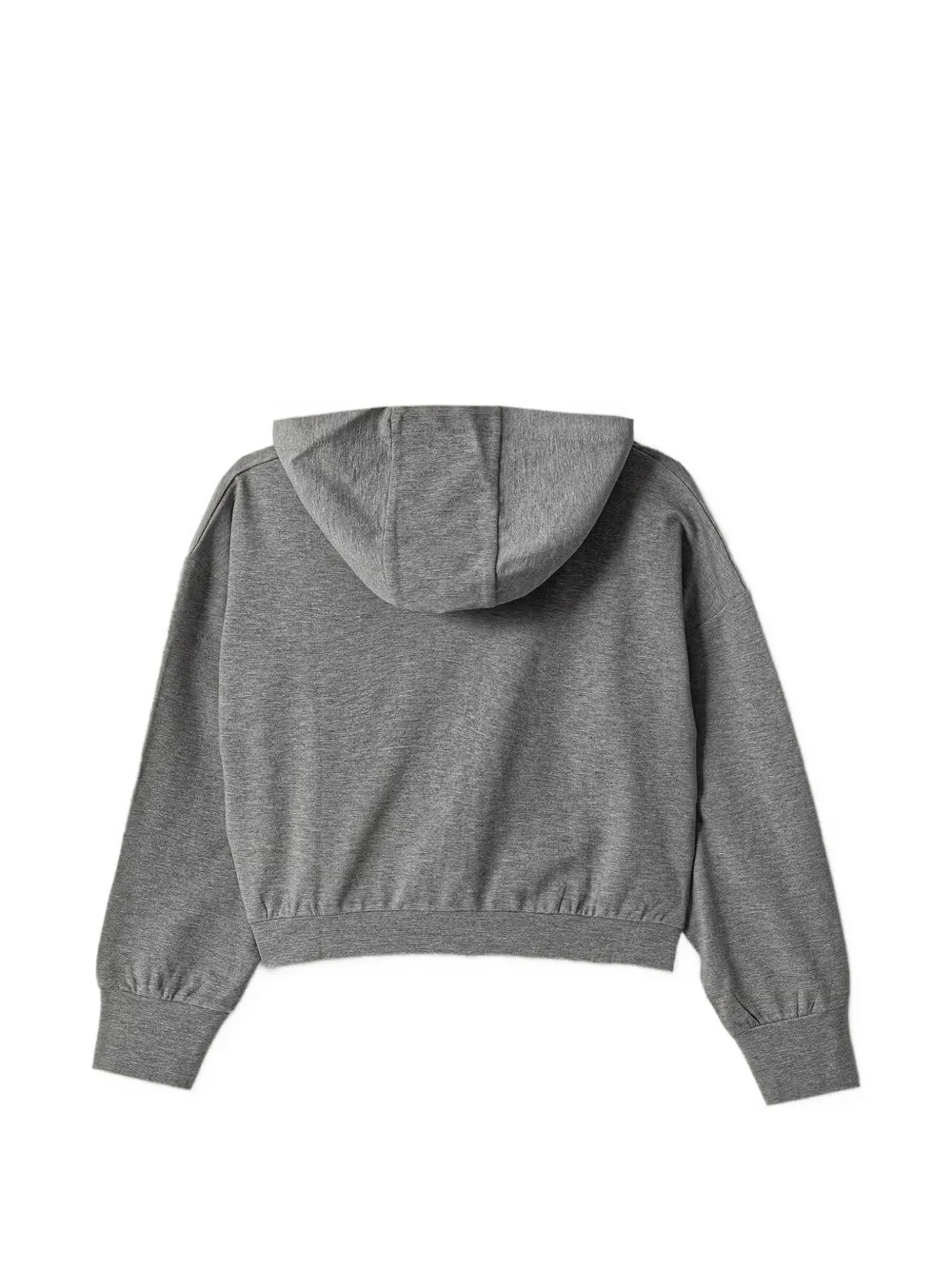 Patrizia Pepe girl Hoodie met rits Grijs