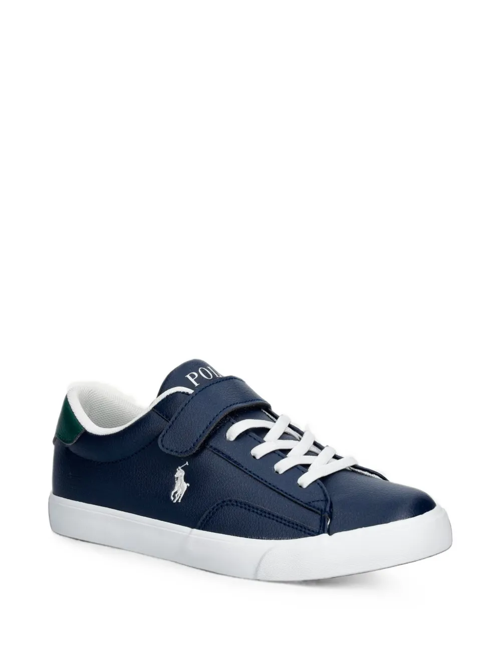 POLO RALPH LAUREN KIDS Theron V touch-strap sneakers - Blu