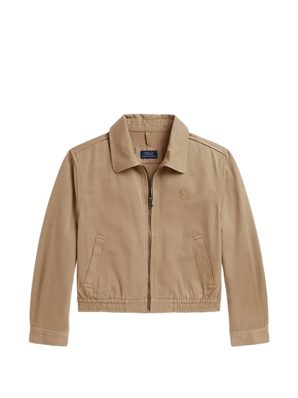 POLO RALPH LAUREN KIDS elasticated-hem Harrington jacket - Toni neutri