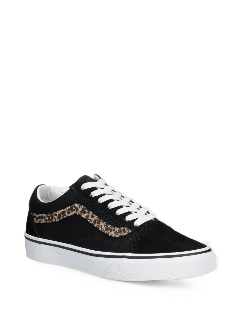Vans Kids Old Skool leopard-print sneakers - Nero