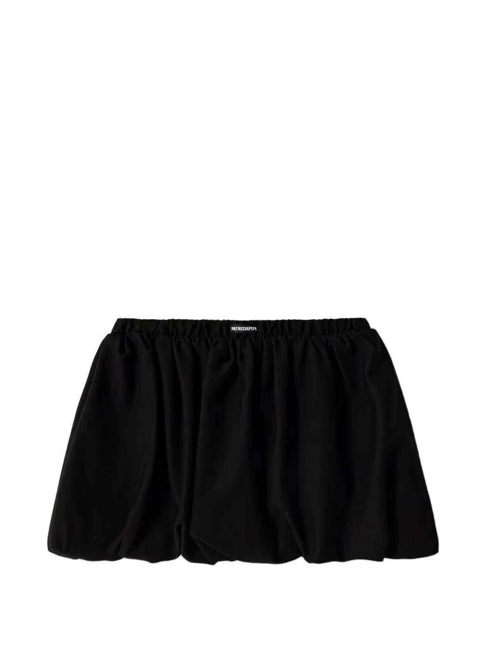Patrizia Pepe girl jupe boule à taille élastiquée - Noir