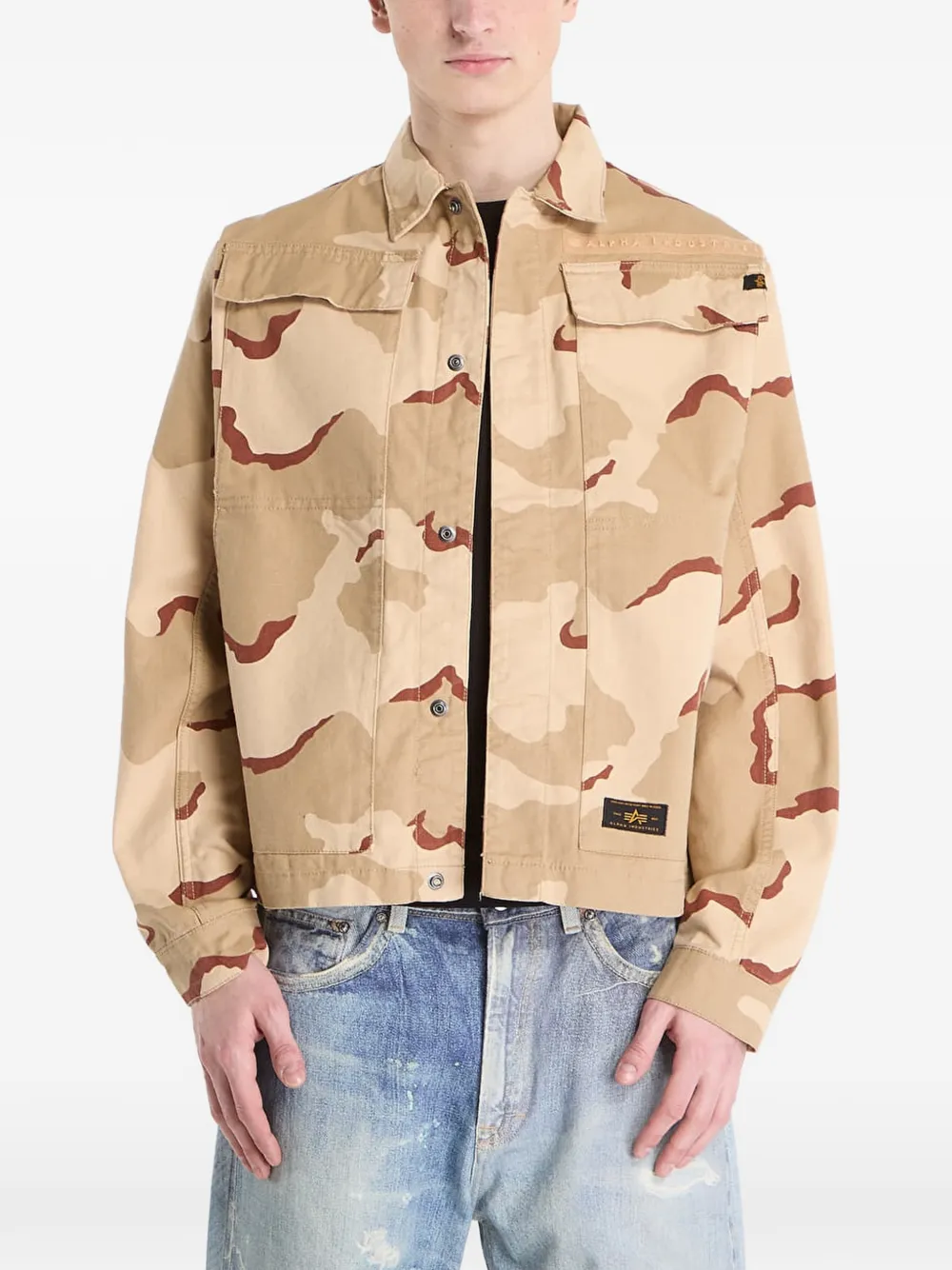 Alpha Industries Chore camouflage-print overshirt