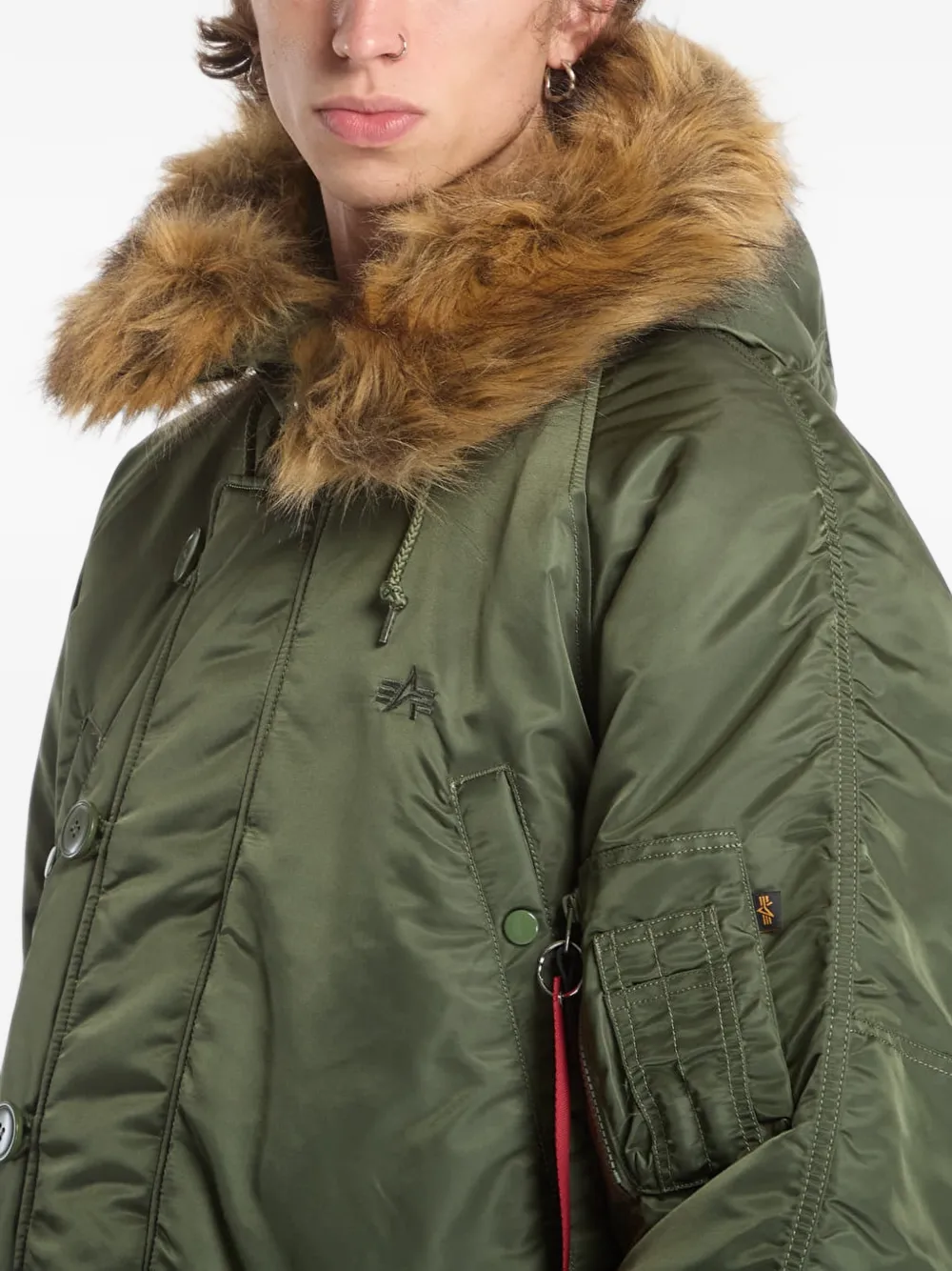 Alpha Industries N-3B Heritage legerjack Groen