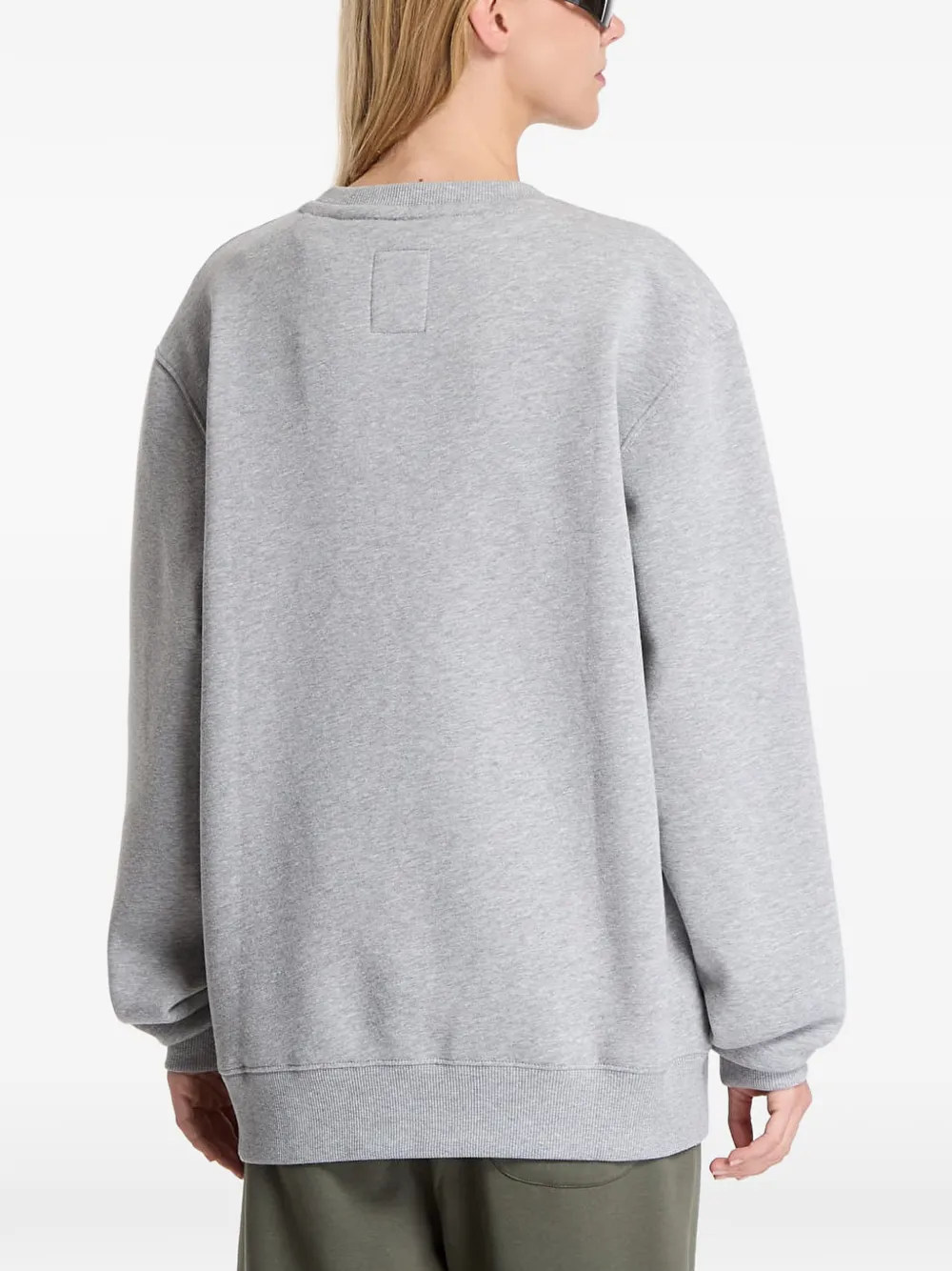 Alpha Industries Trui met logoprint Grijs