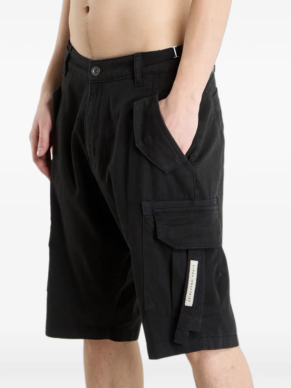 Alpha Industries Urban Soldier cargo shorts Zwart