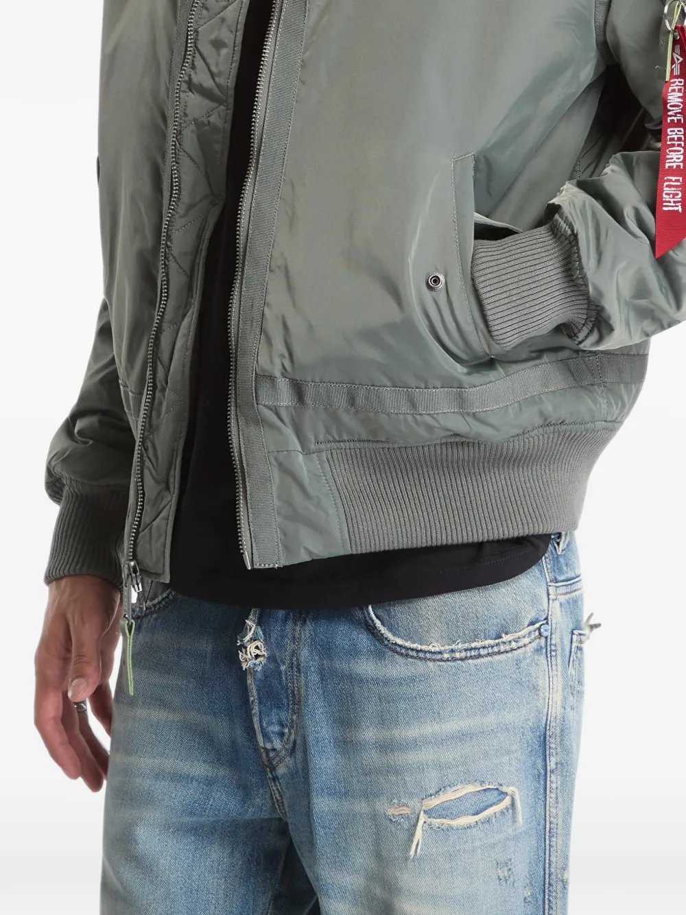 Alpha Industries B-15 III TT legerjack Groen