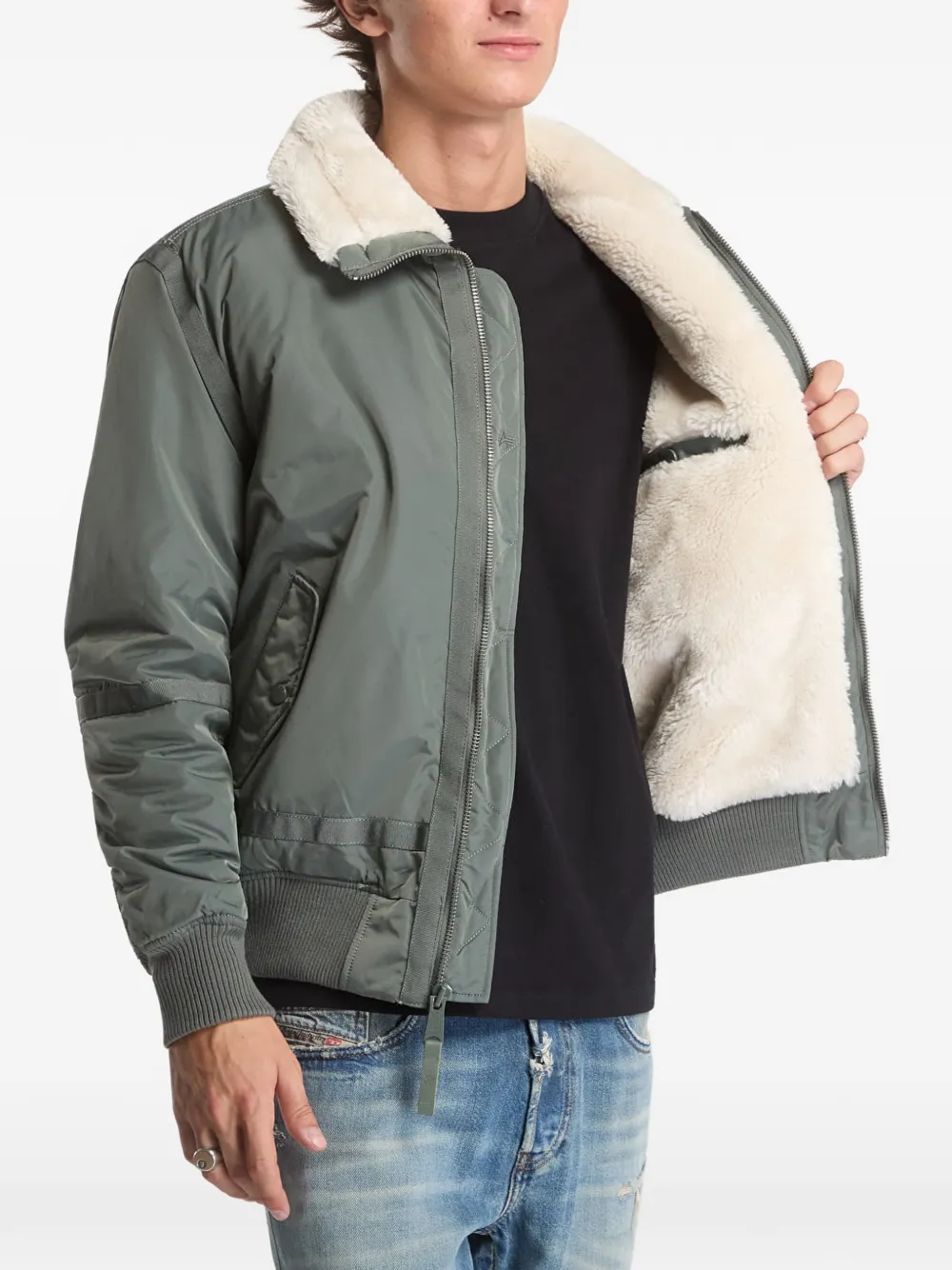 Alpha Industries B-15 III TT legerjack Groen