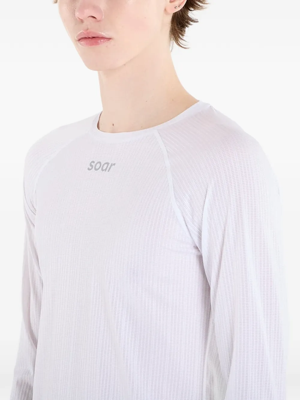Soar Race Base performance-T-shirt met lange mouwen Wit